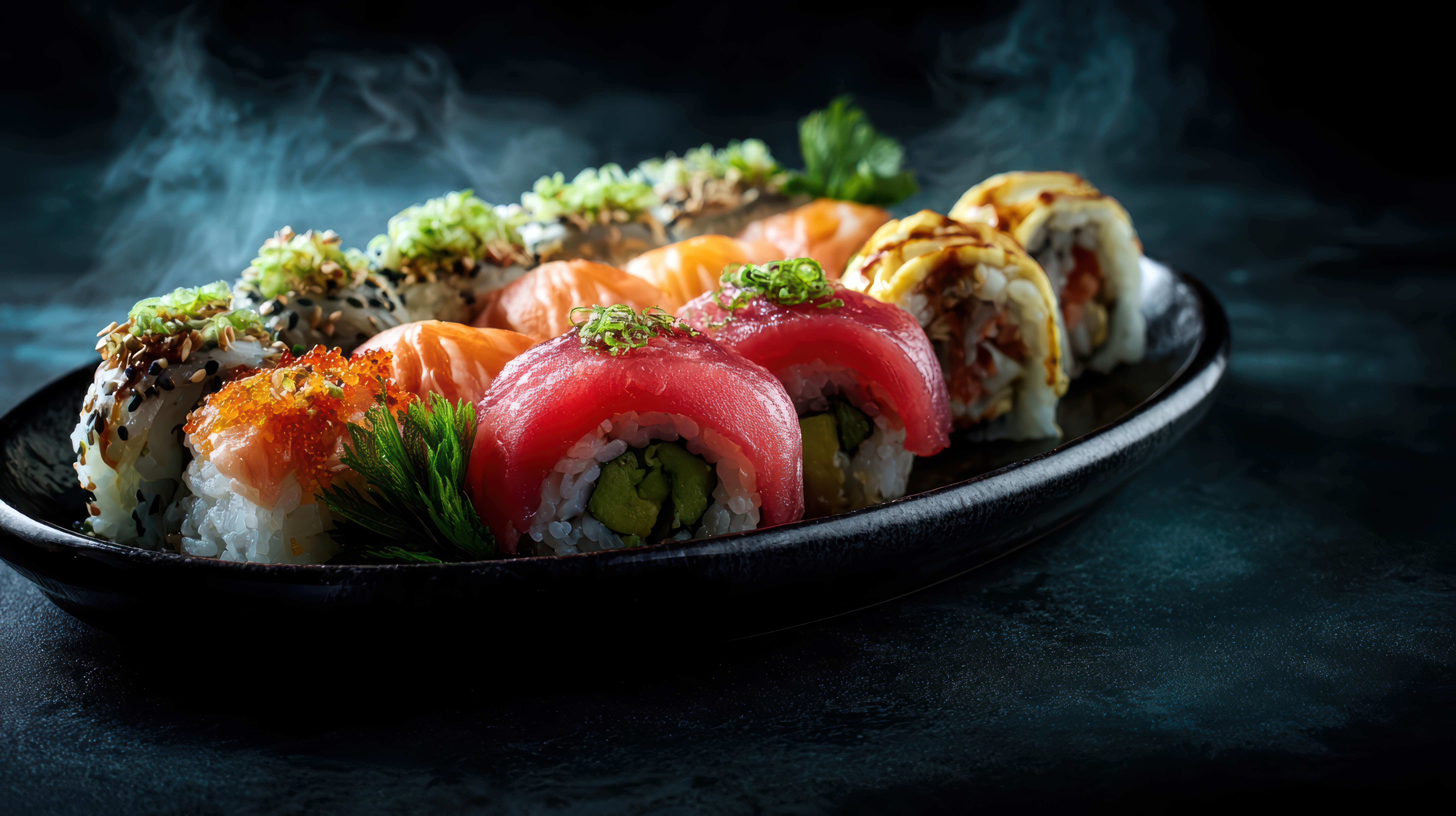 [Makro zdjęcie sushi]